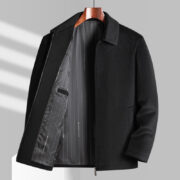 Wool Overcoat Lapel Short Jacket Coat