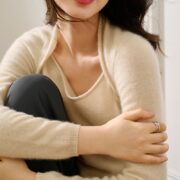 Women's Base Wool Slim Slimming Knit Sweater - Image 4