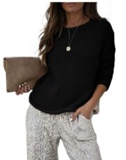 Casual Bottoming Sweater Knit Sweater - Image 3