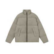 White Duck Down Jacket Men's Warm Standing Collar Jacket - Image 4