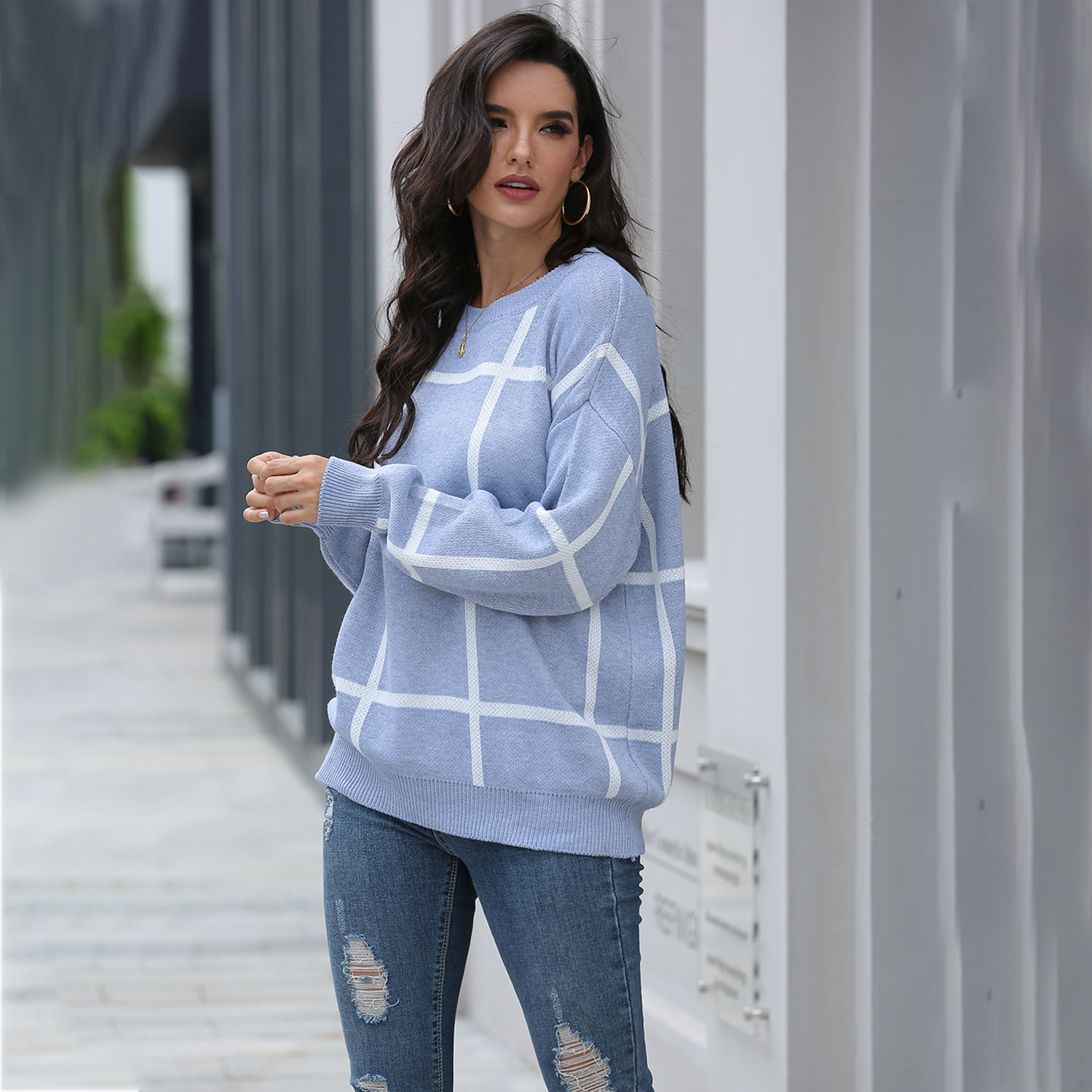 210937075416.jpg Loose knit sweater - Image 1