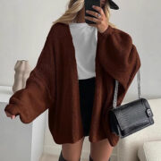 Women's Knit Casual Sweater Coat - Image 3