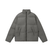 White Duck Down Jacket Men's Warm Standing Collar Jacket - Image 5