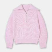 Casual Style Neck Wool Blend Knit Sweater - Image 9