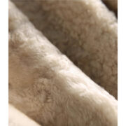 Lambswool Coat Fur Integrated Lambswool Fur Jacket Overcoat - Image 4