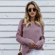 Plain Knit Sweater - Image 2