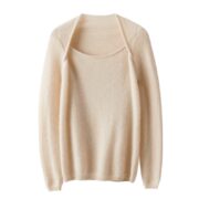 Women's Base Wool Slim Slimming Knit Sweater - Image 5