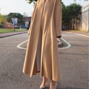 Long woolen overcoat - Image 3