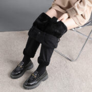 Women's Jeans Fleece-lined High Waist Spring And Autumn Clothing - Image 4