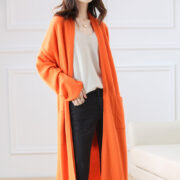 Super Long Wool Knit Cardigan Women - Image 7