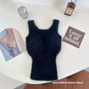 Fleece-lined Thickened Fleece Camisole Thermal Vest - Image 2