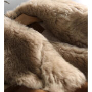 Lambswool Coat Fur Integrated Lambswool Fur Jacket Overcoat - Image 3