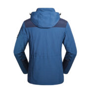 Winter Men Ski Jacket Waterproof Windproof Breathable Warm Softshell Long Sleeved Coat - Image 5