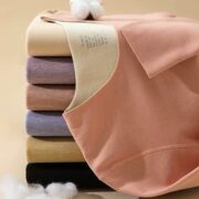 Colorful AB Surface Velvet Thermal Underwear Suit Fleece-lined - Image 3