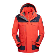 Winter Men Ski Jacket Waterproof Windproof Breathable Warm Softshell Long Sleeved Coat - Image 10
