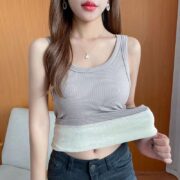 Women's Thermal Vest Fleece-lined Thickened Autumn And Winter - Image 7