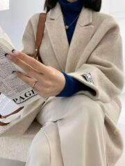 Double-sided Wool Overcoat Mid-length - Image 10