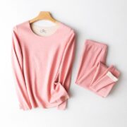 Colorful AB Surface Velvet Thermal Underwear Suit Fleece-lined - Image 6