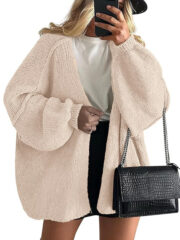 Women's Knit Casual Sweater Coat - Image 7