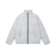 White Duck Down Jacket Men's Warm Standing Collar Jacket - Image 2