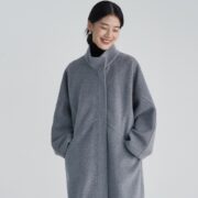 Women's Woolen Overcoat Long Coat - Image 9