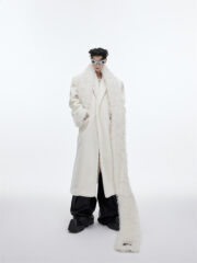 Scarf Design Overcoat Plush Thickened - Image 4