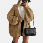 Women's Knit Casual Sweater Coat - Image 10