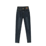 Fleece-lined Thick Jeans Women's Slim Fit - Image 4