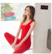 Autumn And Winter Dralon Seamless Thermal Vest Women's Fleece-lined Thin Slim Fit Thermal Clothes - Image 6