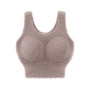 Fleece-lined Thickened Fleece Camisole Thermal Vest - Image 9